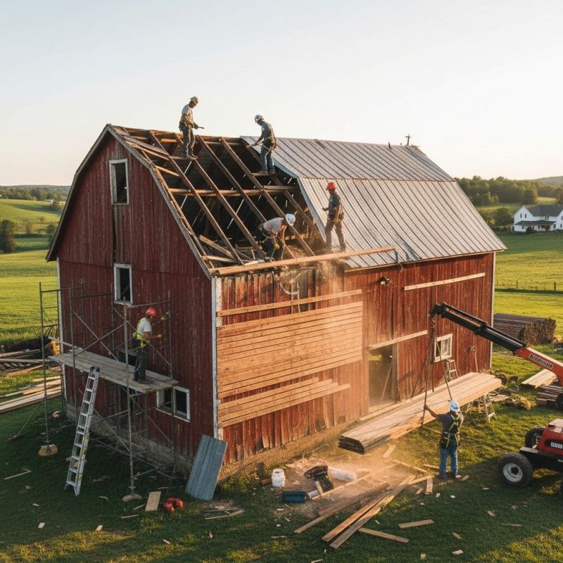Barn Structural Repair in Alpharetta, GA