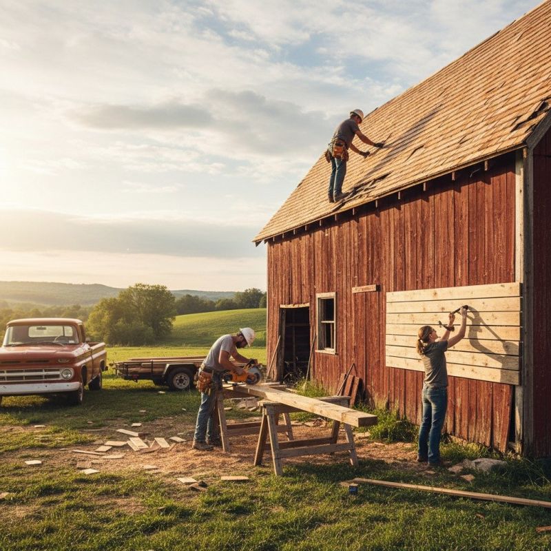 Barn Structural Repair in Alpharetta, GA