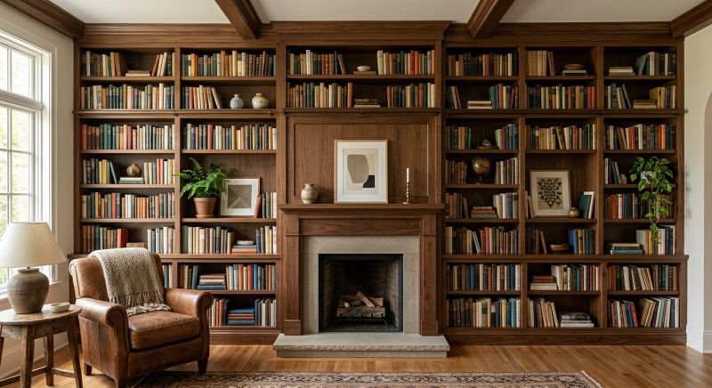 Custom Bookshelves Installation in Alexandria, VA
