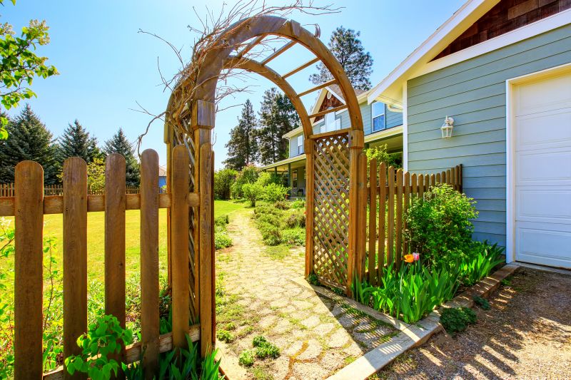 Lattice Arbor Installation in Kansas City, KS