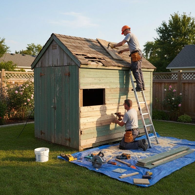 Shed Repair in Alpharetta, GA