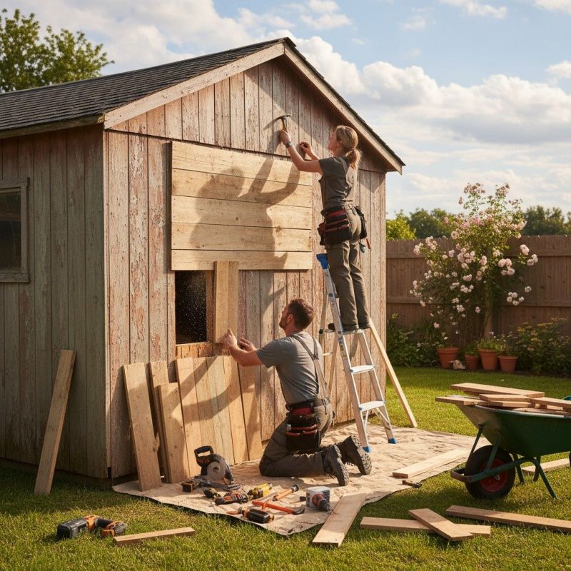 Shed Repair in Wilmington, NC