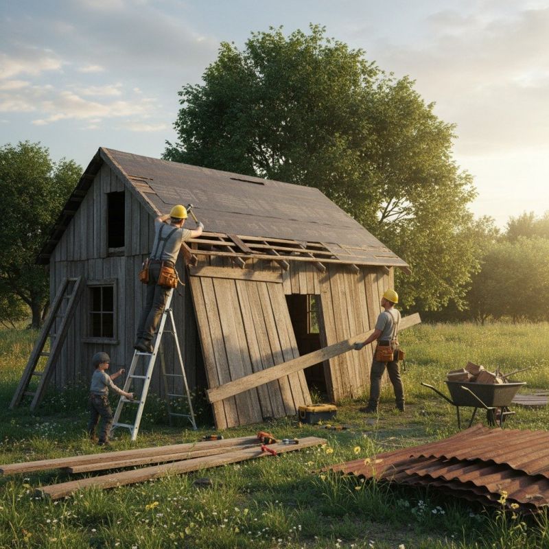 Storage Shed Repair in Wilmington, NC