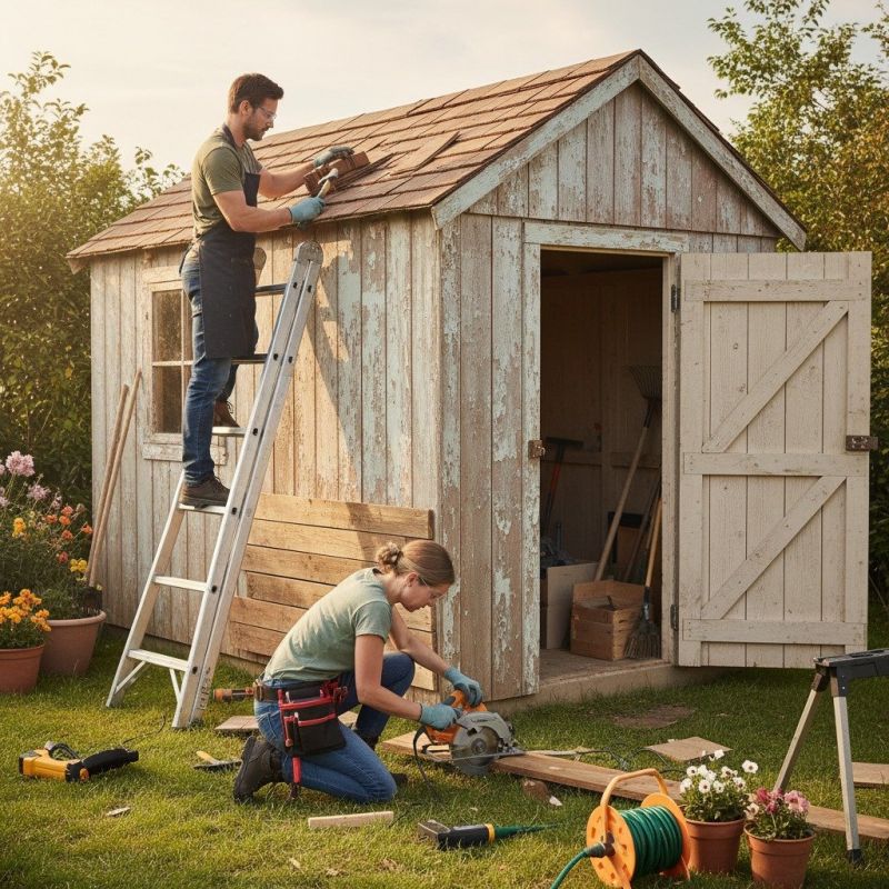 Storage Shed Repair in Wilmington, NC