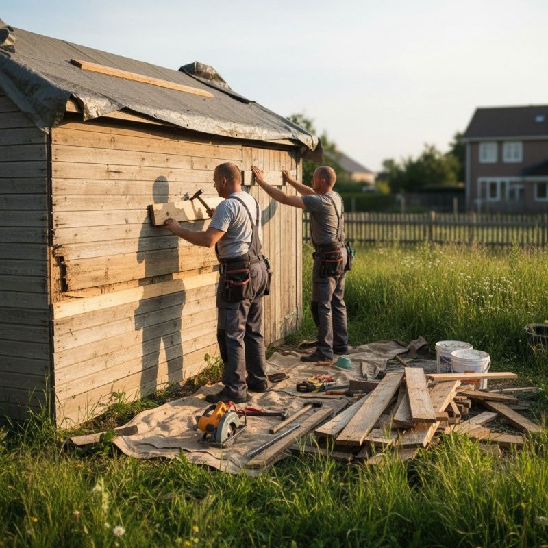 Wood Shed Repair in Wilmington, NC